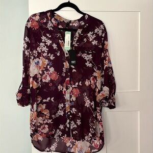Kut from the Kloth Sinclair Button Down Blouse